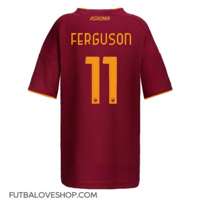 Dres AS Roma Evan Ferguson #11 Domáci pre Ženy 2025-26 Krátky Rukáv Dres AS Roma Evan Ferguson #11 Domáci pre Ženy 2025-26 Krátky Rukáv